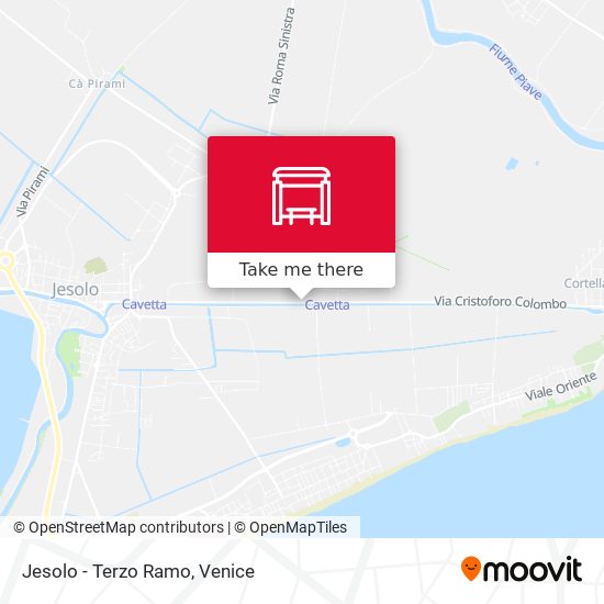 Jesolo - Terzo Ramo map