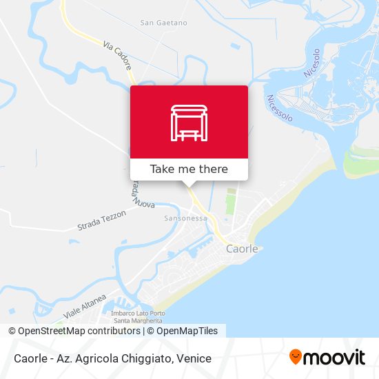 Caorle - Az. Agricola Chiggiato map