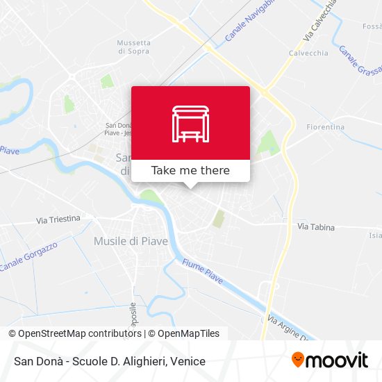 San Donà - Scuole D. Alighieri map