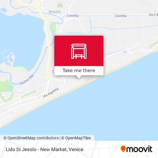 Lido Di Jesolo - New Market map