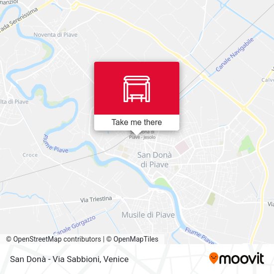 San Donà - Via Sabbioni map