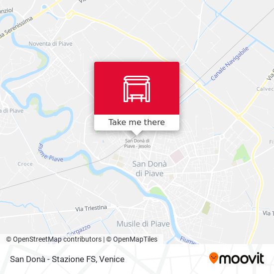 San Donà - Stazione FS map