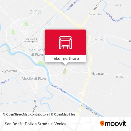 San Donà - Polizia Stradale map