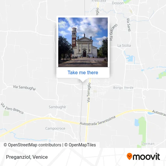 Preganziol map