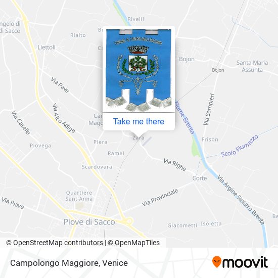 Campolongo Maggiore map