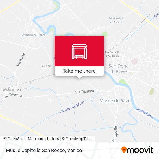 Musile Capitello San Rocco map