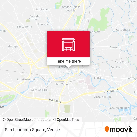 San Leonardo Square map