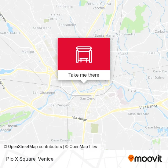 Pio X Square map