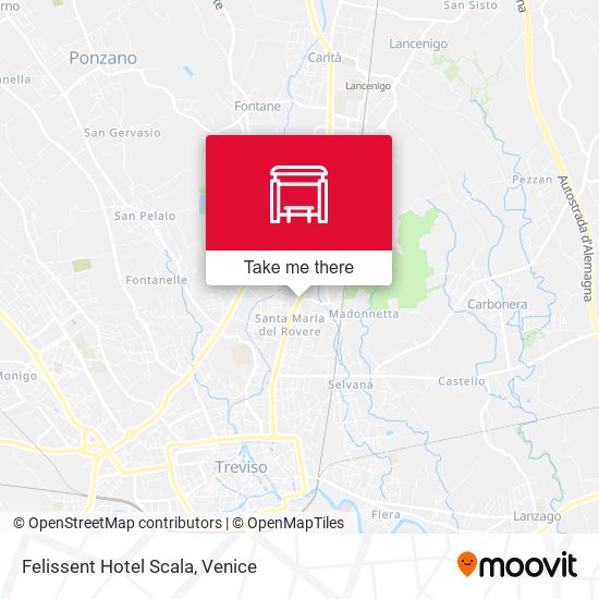 Felissent Hotel Scala map