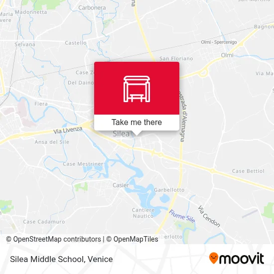 Silea Middle School map