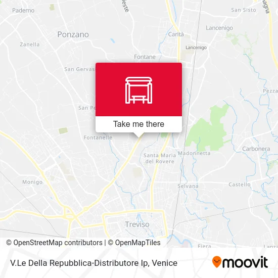 Repubblica Avenue-IP Gas Station map