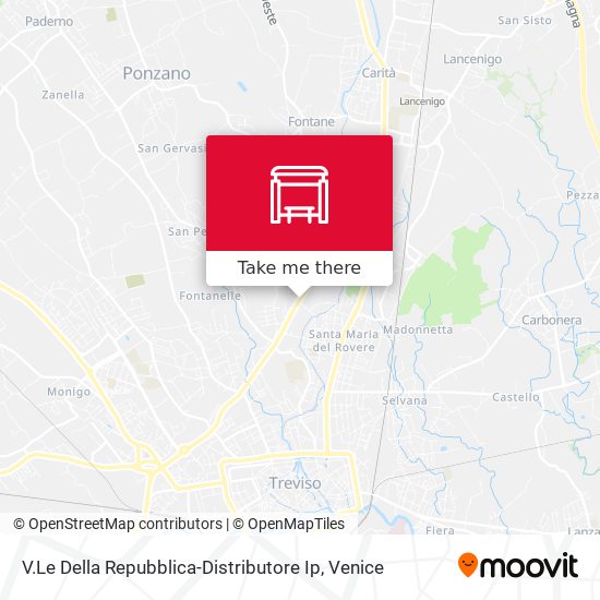 V.Le Della Repubblica-Distributore Ip map