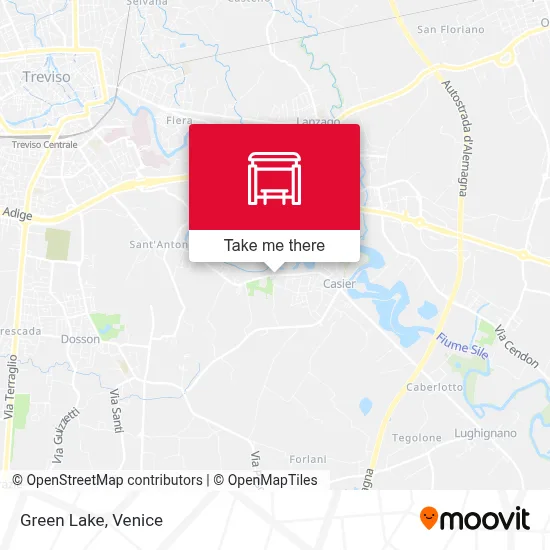 Green Lake map