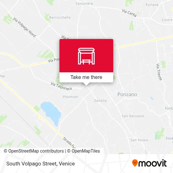 South Volpago Street map