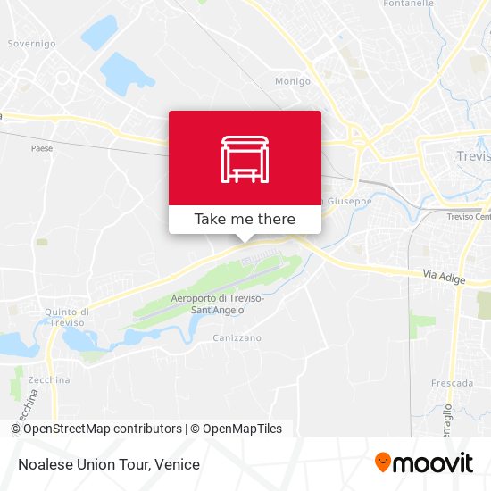 Noalese Union Tour map