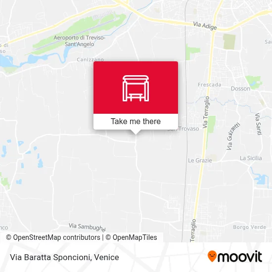 Via Baratta Sponcioni map