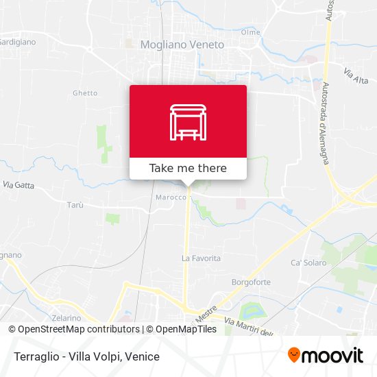 Terraglio - Villa Volpi map