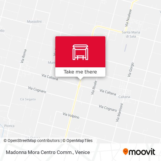 Madonna Mora Centro Comm. map