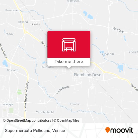 Supermercato Pellicano map