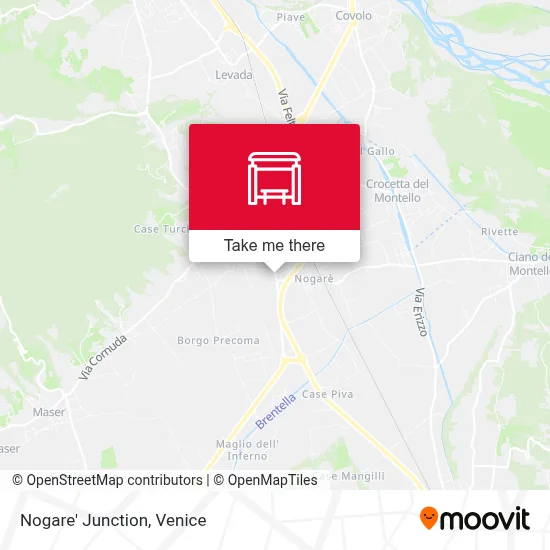 Nogare' Junction map