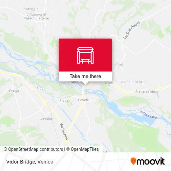 Vidor Bridge map