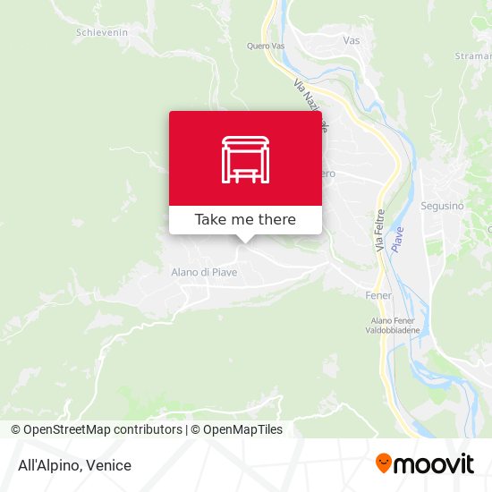 All'Alpino map