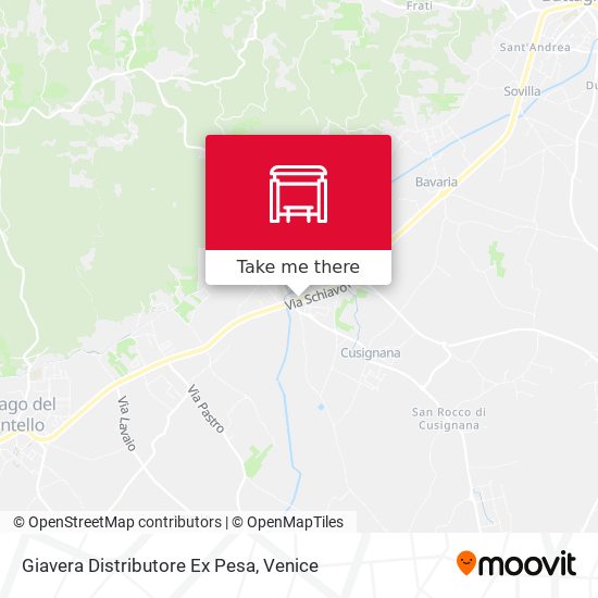 Giavera Distributore Ex Pesa map