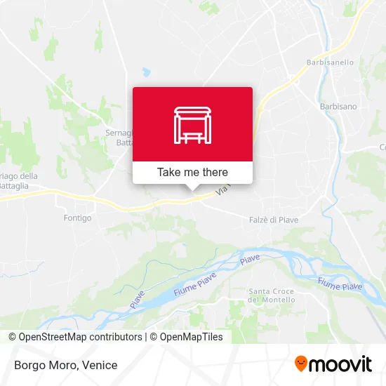 Borgo Moro map