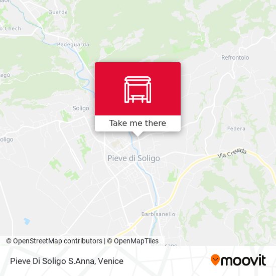 Pieve Di Soligo S.Anna map