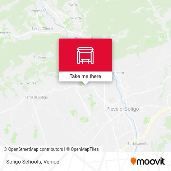 Soligo Schools map