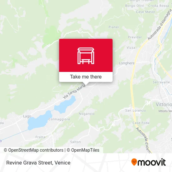 Revine Grava Street map