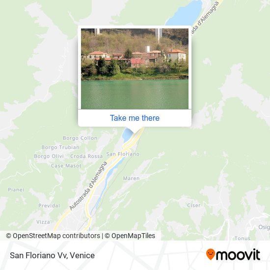 San Floriano Vv map