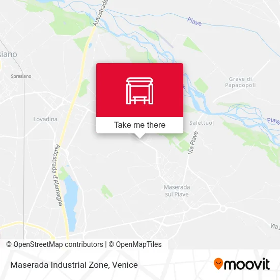 Maserada Industrial Zone map