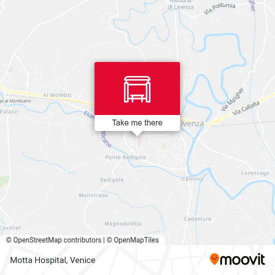 Motta Hospital map