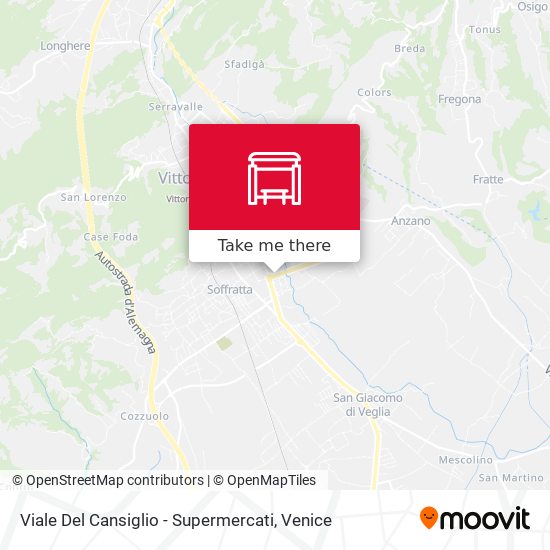 Viale Del Cansiglio - Supermercati map
