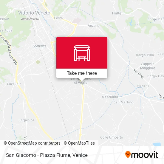 San Giacomo - Piazza Fiume map