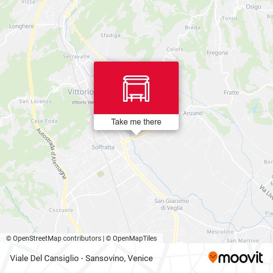 Viale Del Cansiglio - Sansovino map