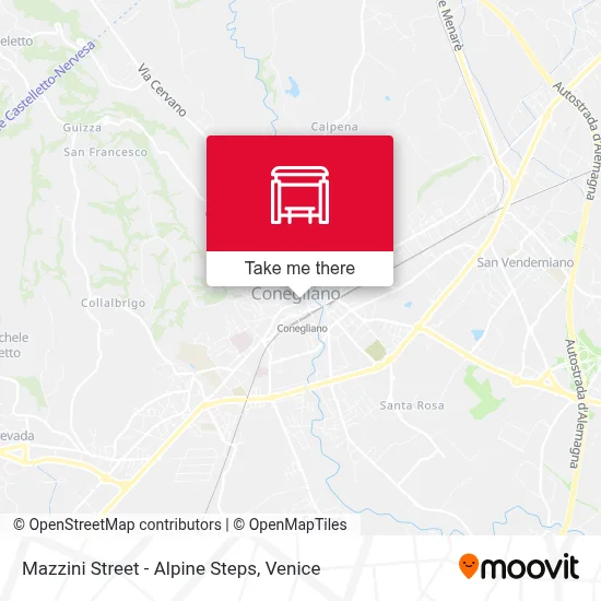 Mazzini Street - Alpine Steps map