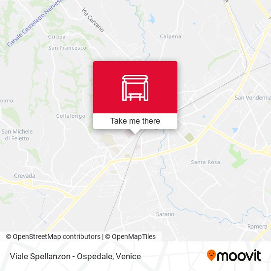 Viale Spellanzon - Ospedale map