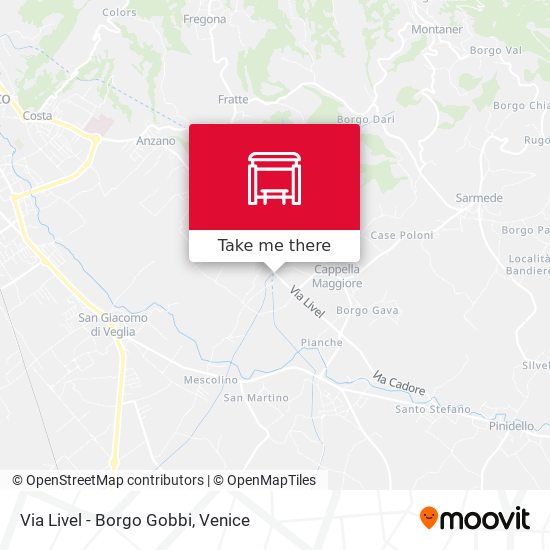 Via Livel - Borgo Gobbi map