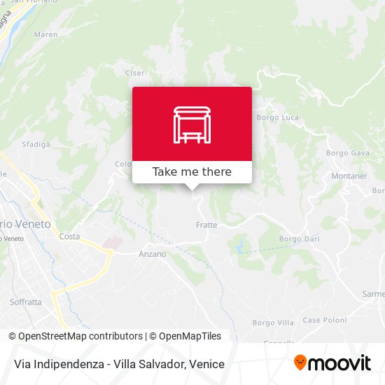 Via Indipendenza - Villa Salvador map