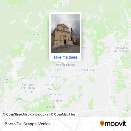 Borso Del Grappa map