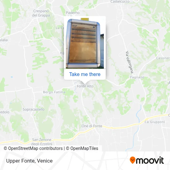 Upper Fonte map