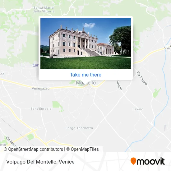 Volpago Del Montello map