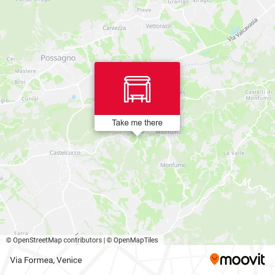 Via Formea map