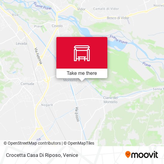 Crocetta Casa Di Riposo map