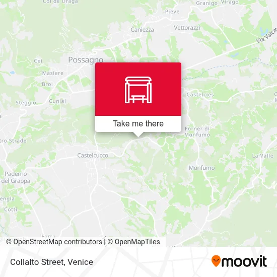 Collalto Street map