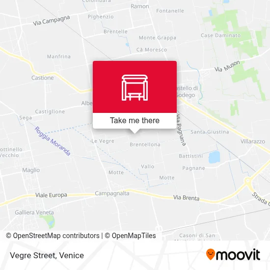 Vegre Street map