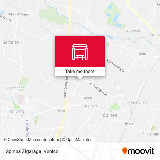 Spinea Zigaraga map