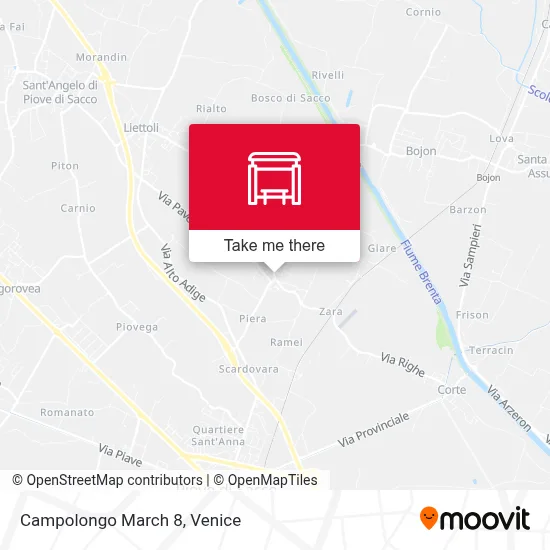 Campolongo March 8 map